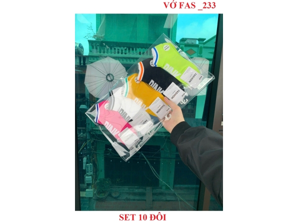 VỚ NỮ FAS 233 - LỐC 10 ĐÔI